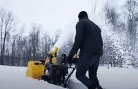 snow blower surface clearing