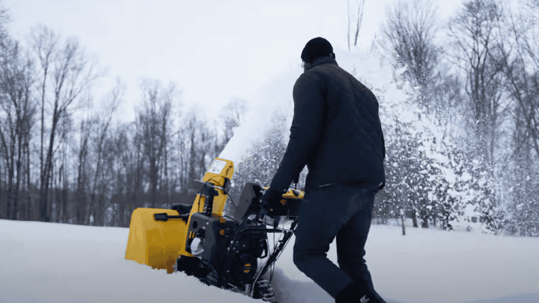 snow blower surface clearing