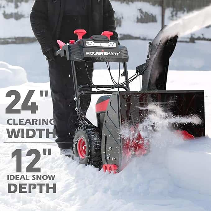 PowerSmart 80V 24-inch Snow Blower