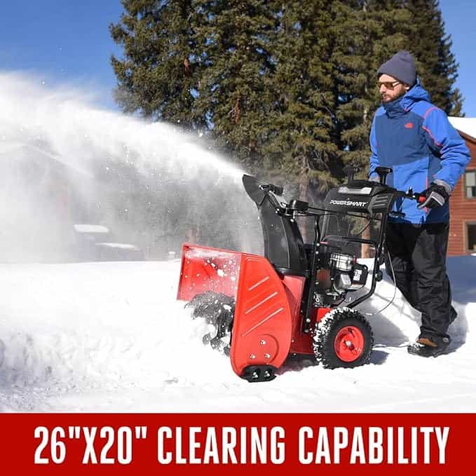 PowerSmart 26-Inch Gas Snow Blower